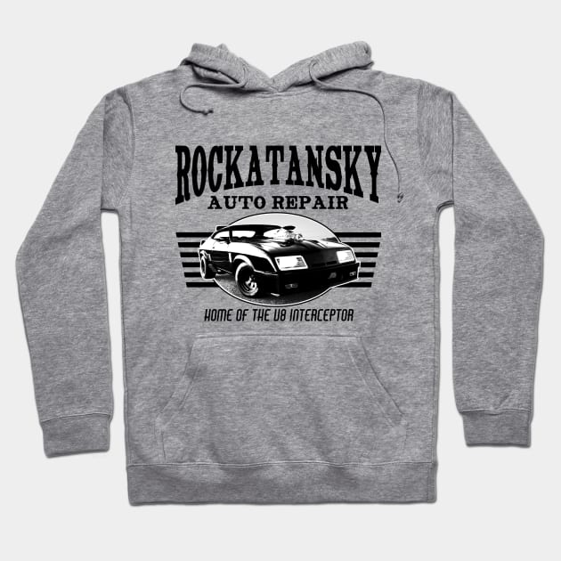 Rockatansky Auto Repair Hoodie by The Island of Misfit Props